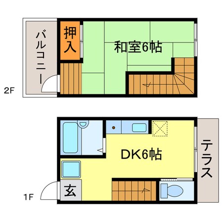 グリーンヒルの物件間取画像